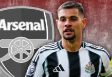 Mercado: Por que o Arsenal pode desistir de tirar Bruno Guimarães do Newcastle