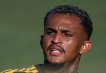 Wesley retorna aos gramados após corte pré-Copa, mas é notícia negativa para Roma em 1º teste