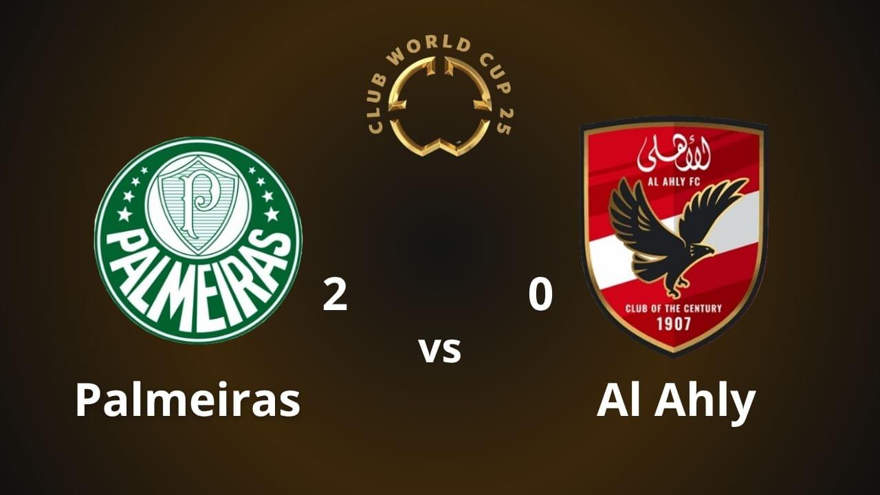 Palmeiras Vence o Al Ahly por 2 a 0 e Conquista 1ª Vitória no Mundial.