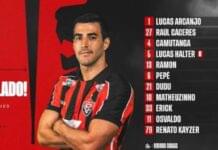 Vitória está escalado para enfrentar o Fluminense; veja o time titular