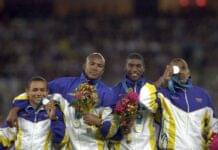 Atletismo: Há 25 anos, vascaínos Vicente Lenílson, Edson Luciano, André Domingos e Claudinei Quirino conquistavam a prata no 4x100m em Sydney