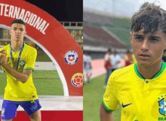 Joia do Grêmio bate pênalti de cavadinha em decisão da Seleção Brasileira; veja