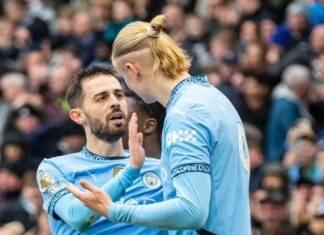 Erling Haaland hits Man City first as he lurks around club legends